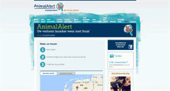 Desktop Screenshot of animalalert.nl