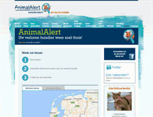 Tablet Screenshot of animalalert.nl